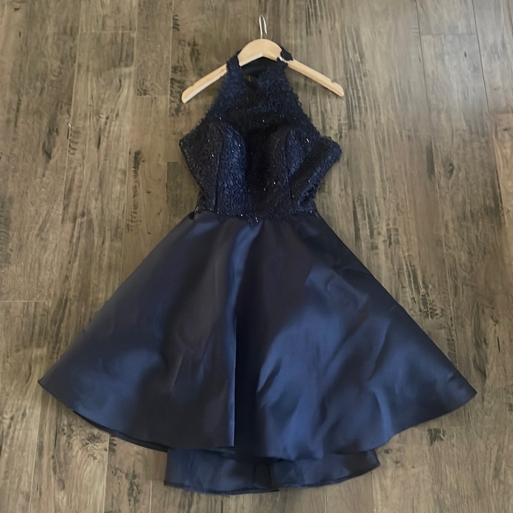 Women’s/ Junior’s Alyce Paris Formal Navy Dress Sz 8